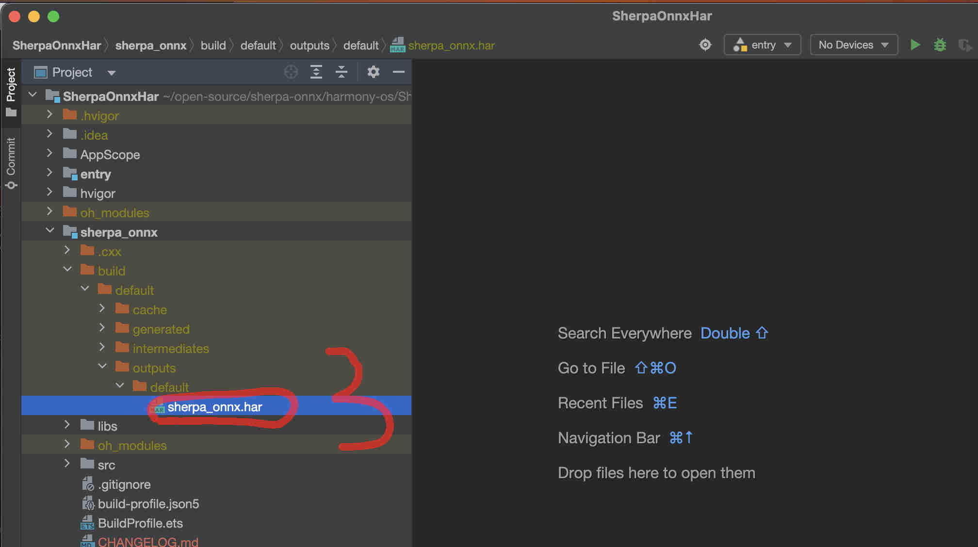 Screenshot of generated sherap_onnx.har