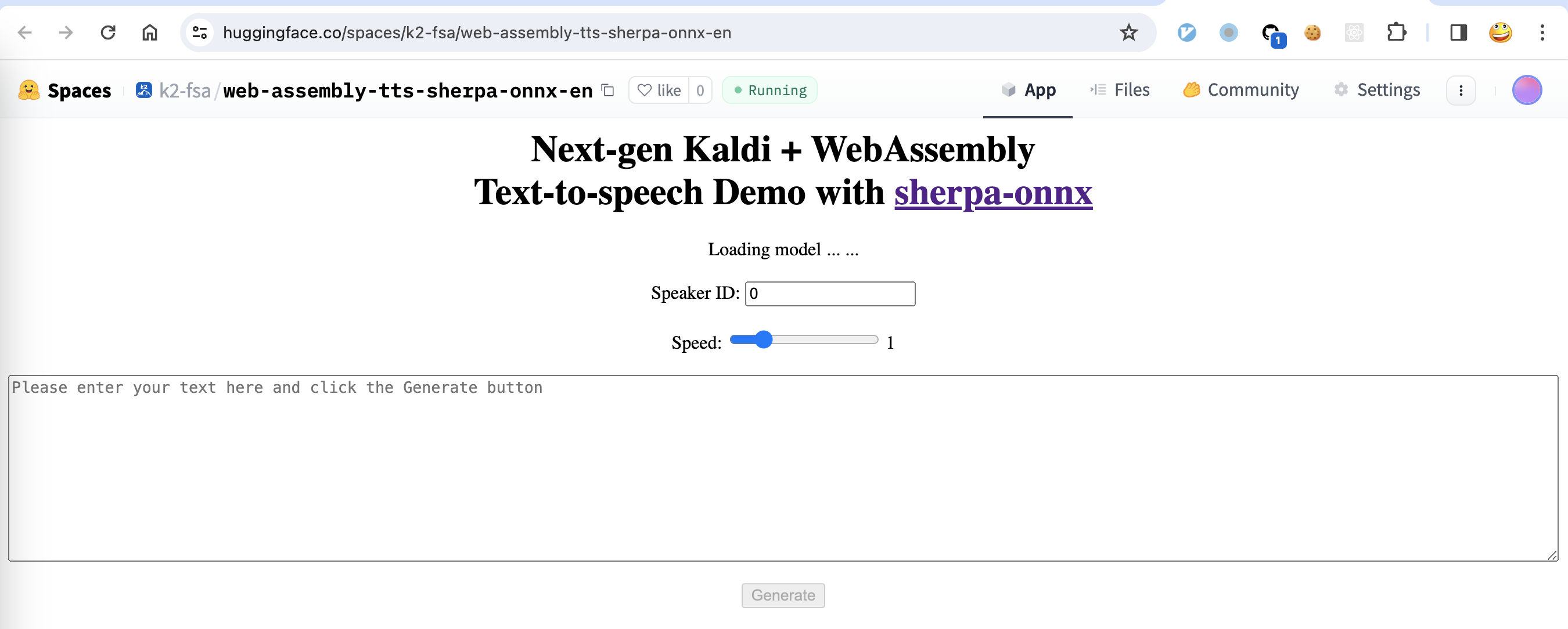 start page of wasm